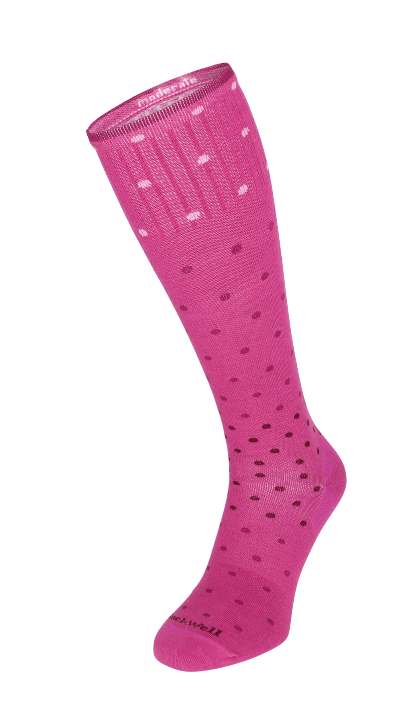 On The Spot Dames Compressiekousen Klasse 1 Raspberry