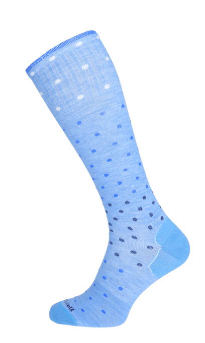 On The Spot Dames Compressiekousen Klasse 1 Cornflower