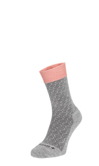 Softie Dames Diabetessokken Light Grey