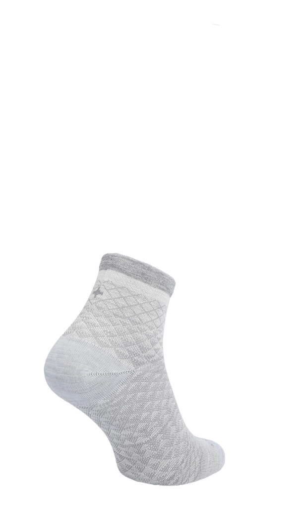 Plantar Ease II Quarter Dames Hielspoor Sokken Klasse 2 Ash