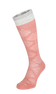 Full Floral Dames Compressiekousen Klasse 1 Pink Clay