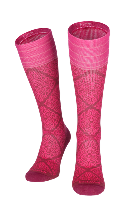 The Raj Dames Compressiekousen Klasse 2 Mulberry