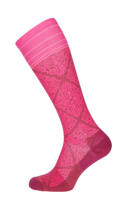 The Raj Dames Compressiekousen Klasse 2 Mulberry