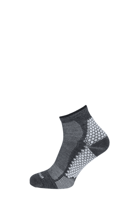 Plantar Sport Quarter Heren Hielspoor Sokken Charcoal