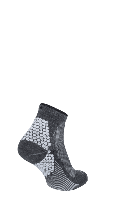 Plantar Sport Quarter Heren Hielspoor Sokken Charcoal