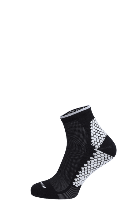 Plantar Sport Quarter Heren Hielspoor Sokken Black