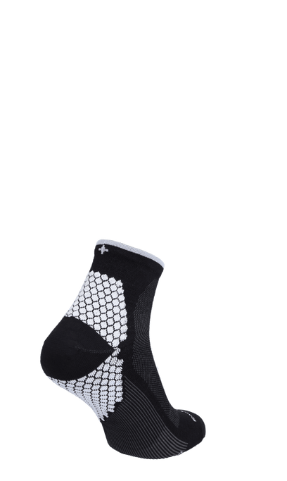 Plantar Sport Quarter Heren Hielspoor Sokken Black