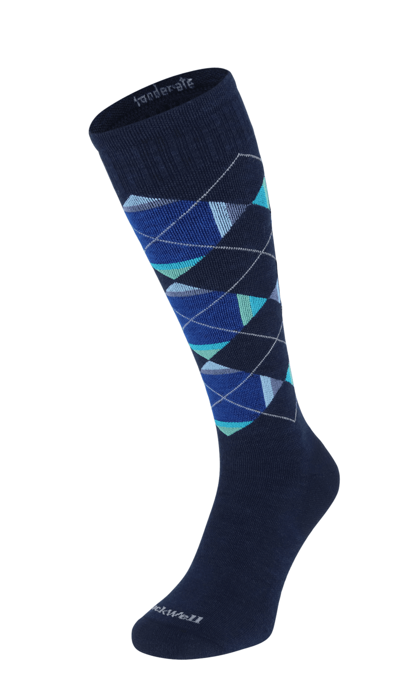 Prism Argyle Heren Compressiekousen Klasse 1 Navy