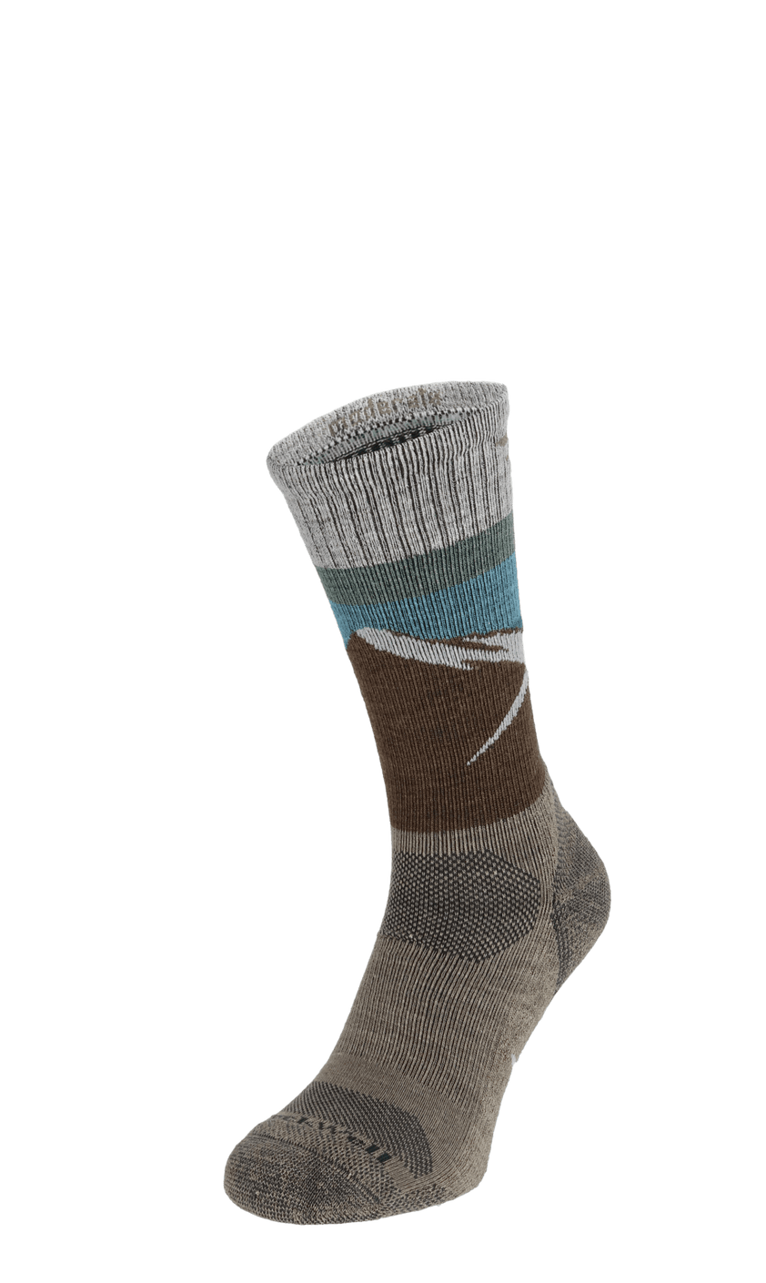 Modern Mountain Crew Heren Wandelsokken Klasse 1 Khaki