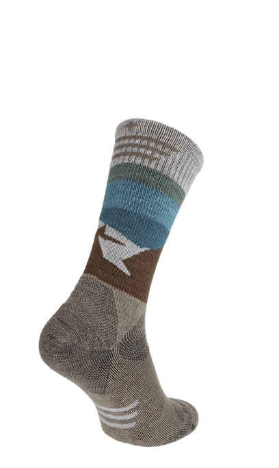 Modern Mountain Crew Heren Wandelsokken Klasse 1 Khaki