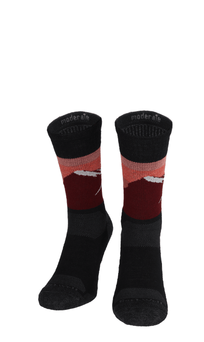 Modern Mountain Crew Heren Wandelsokken Klasse 1 Black