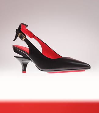 Duplex Rock Chique Slingback Black
