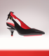 Duplex Rock Chique Slingback Black