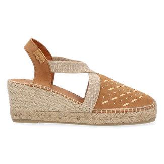 Tatiana Dames Espadrilles Suede Cuiro