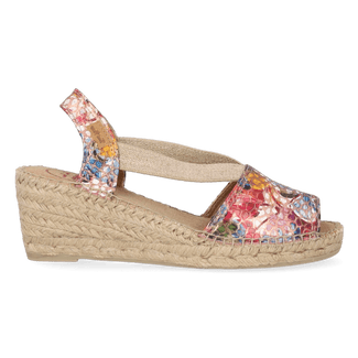 Teide-PM Dames Espadrilles Leer Taupe