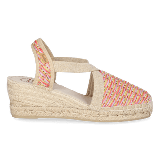 Terra-CS Dames Espadrilles Raffia Multi