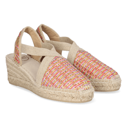 Terra-CS Dames Espadrilles Raffia Multi