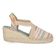Terra-MH Dames Espadrilles Raffia Multi