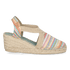 Terra-MH Dames Espadrilles Raffia Multi