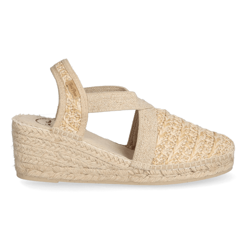 Terra-NZ Raffia Dames Espadrilles Natural