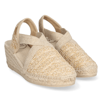 Terra-NZ Raffia Dames Espadrilles Natural