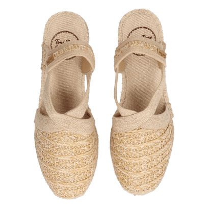 Terra-NZ Raffia Dames Espadrilles Natural