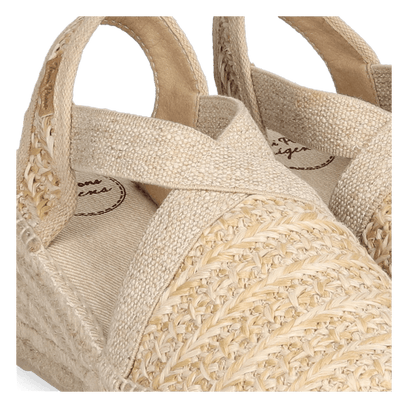 Terra-NZ Raffia Dames Espadrilles Natural