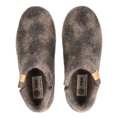 Rabara Maha Wolvilt Pantoffels Black/Diamond