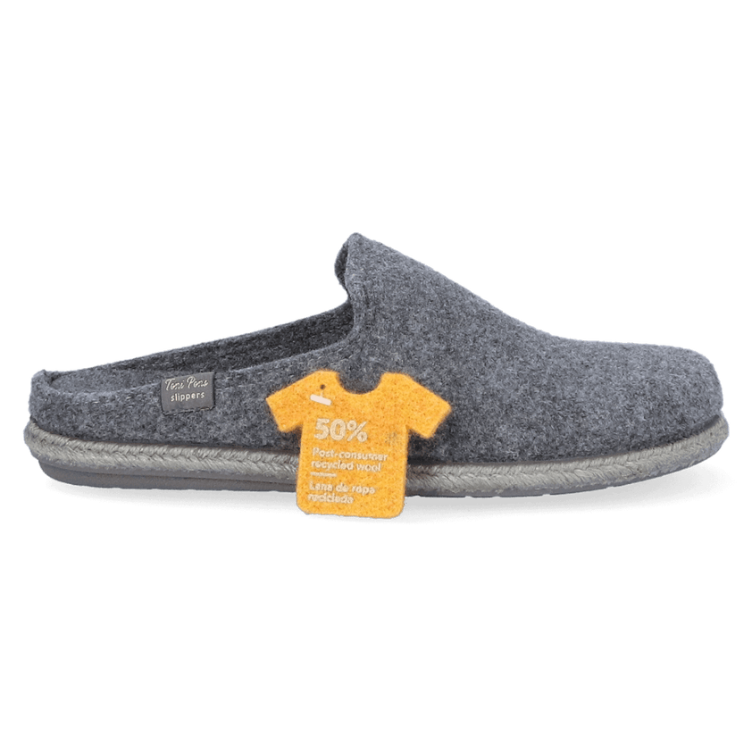 Tomas-RW Heren Pantoffels Gris