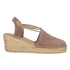 Tremp Suede Dames Espadrilles Taupe