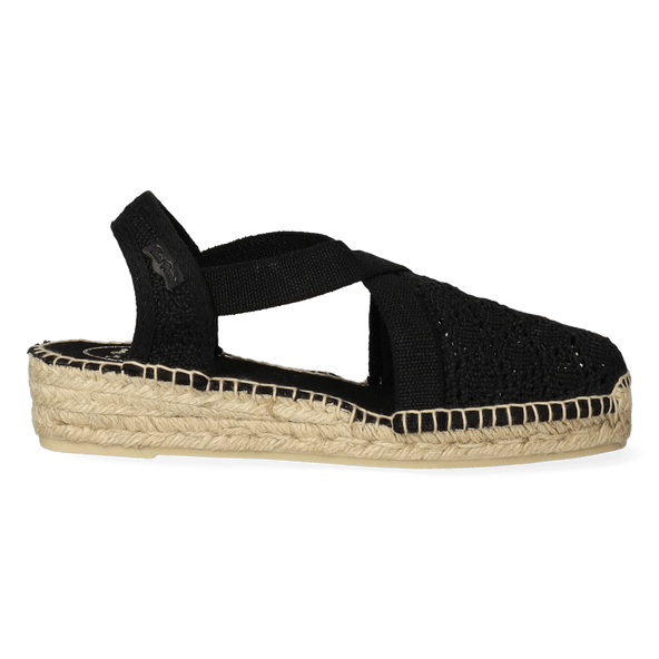 Vera-AD Textiel Dames Espadrilles Negre