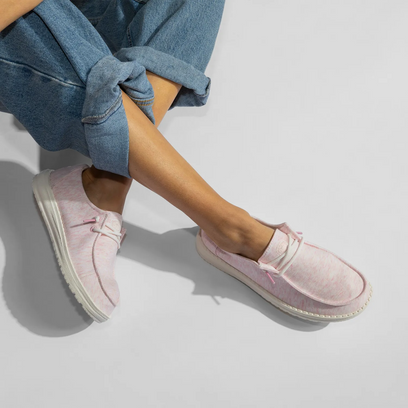 Wendy Stretch Jersey Dames Instappers Light Pink