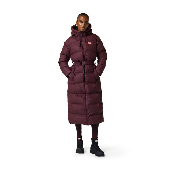 Women’s Hutchison PU Sonic Welded Long Puffer Jacket Port Royale