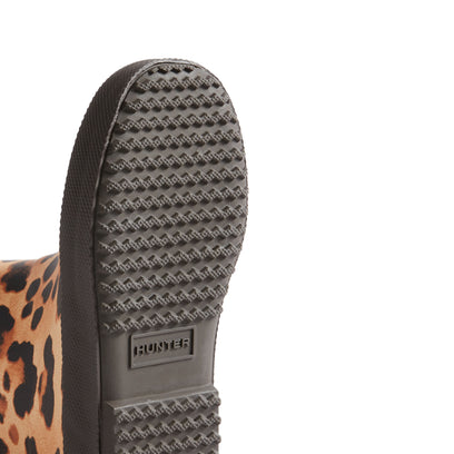 Original Kids First Leopard Print Wellington Boots Leopard Print/Chocoate Brown