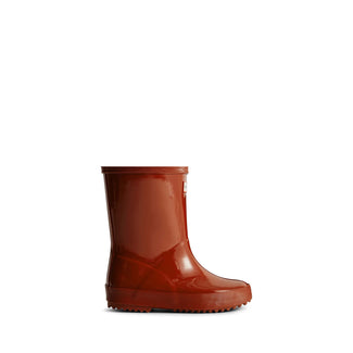 Original Kids First Gloss Wellington Boots Military Red