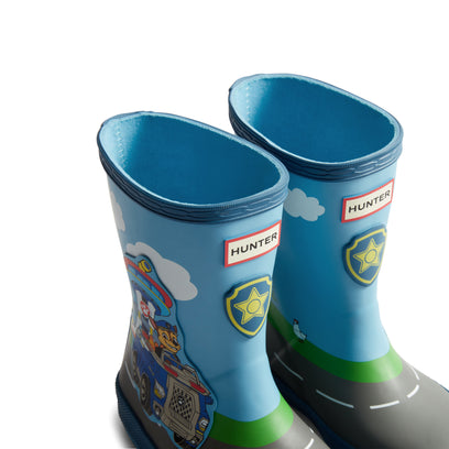 Original Kids First Paw Patrol Chase Boots Borealis Blue
