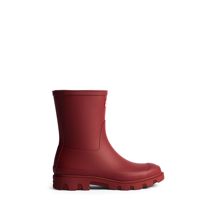 Unisex Downpour Short Wellington Boots Merlot