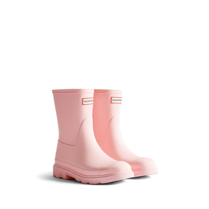 Unisex Downpour Short Wellington Boots Parfait Pink