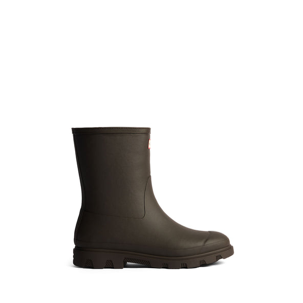 Unisex Downpour Insulated Short Wellington Boots Chocolate Brown