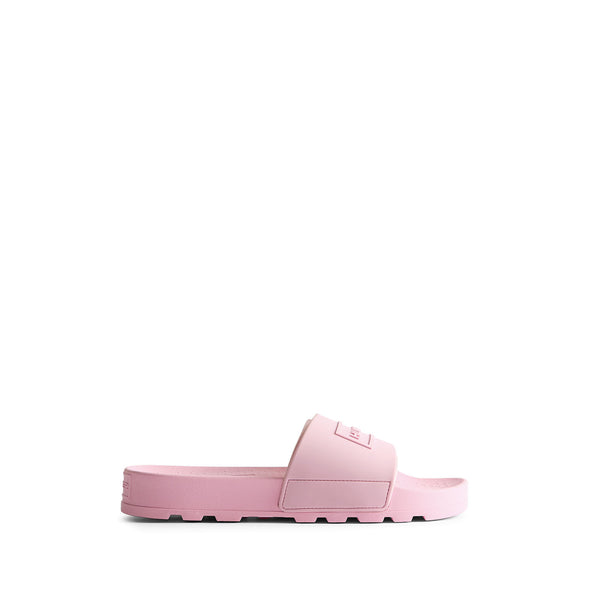 Unisex Core Embossed Silicon Logo Slider Parfait Pink