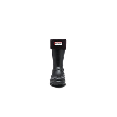 Fleece Short Boots Socks Hunter Black