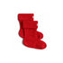 Fleece Short Boots Socks Military Red