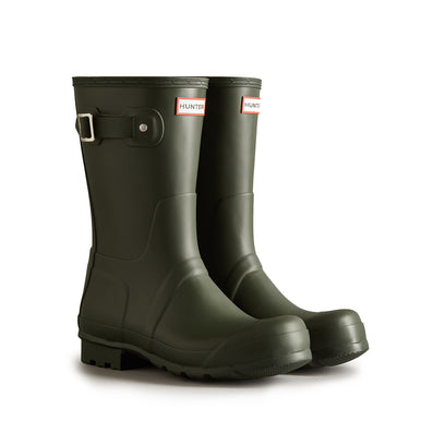 Men's Original Short Wellington Boots Dark Olive