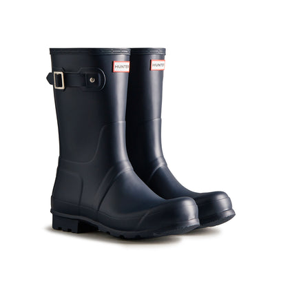 Men's Original Short Wellington Boots Hunter Navy