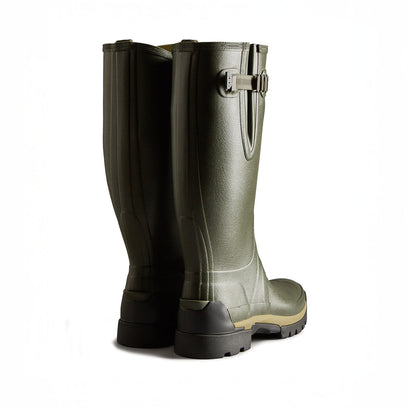 Men's Balmoral Adjustable 3mm Neoprene Wellington Boots Dark Olive