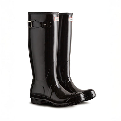 Women's Original Tall Gloss Wellington Boots Black