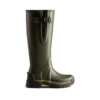 Unisex Balmoral Adjustable Neoprene Wellington Boots Dark Olive