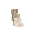 Kids 6 Stitch Cable Laarssokken Greige