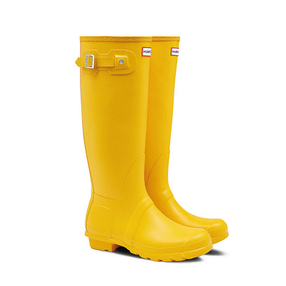 Women's Original Tall Wellington Boots Hunter Yellow