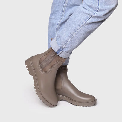 Clais Dames Regenboots Taupe